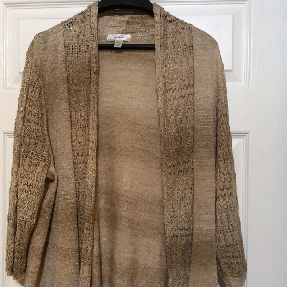 Classy Tan shimmer Top!